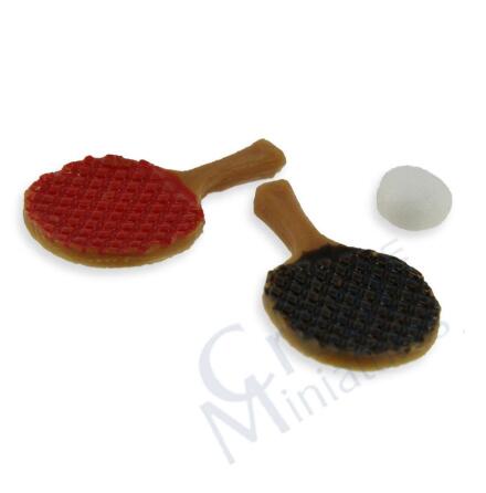Pingisracket och bollar