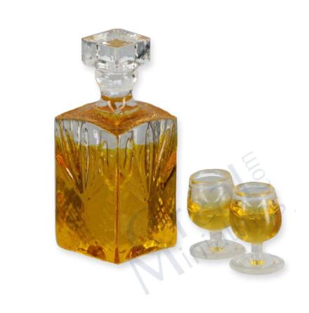 Set whisky och glas